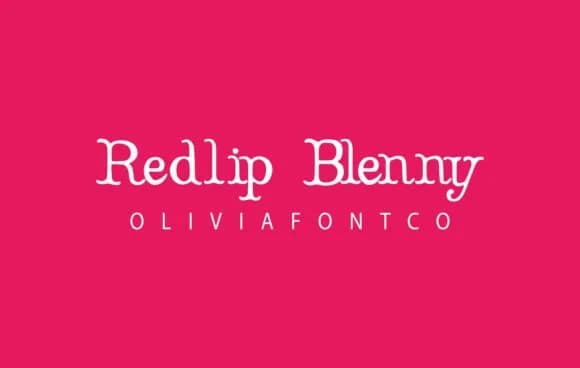 Redlip Blenny by OliviaFontCo — Slab Serif Font