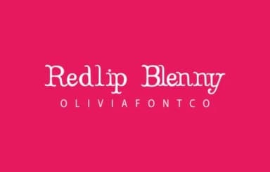 Redlip Blenny by OliviaFontCo — Slab Serif Font — thumbnail 1