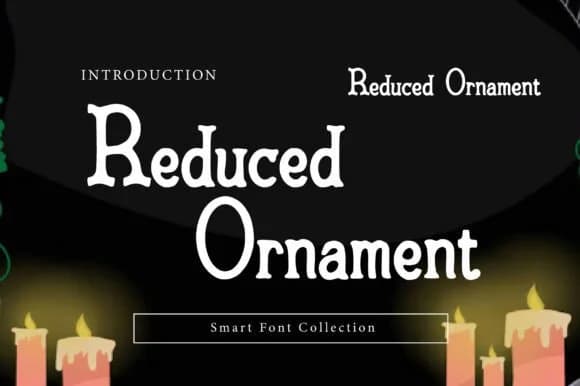 Reduced Ornament by Wow Magic — Slab Serif Font