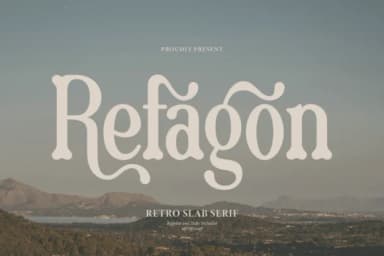 Refagon by Denustudios — Slab Serif Font — thumbnail 1