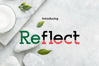 Reflection by da_only_aan — Slab Serif Font — thumbnail 1