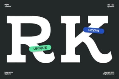 Regain by Glyphonic — Slab Serif Font — thumbnail 8