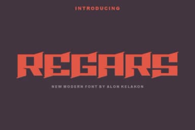 Regars by alonkelakon — Slab Serif Font — thumbnail 1