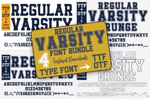 Regular Varsity by BlackCraft — Slab Serif Font
