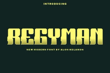 Regyman by alonkelakon — Slab Serif Font — thumbnail 1
