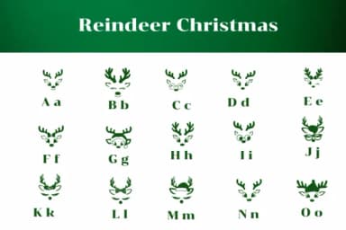 Reindeer Christmas by Apiwat Type — Dingbats Font — thumbnail 2