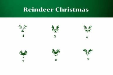 Reindeer Christmas by Apiwat Type — Dingbats Font — thumbnail 4