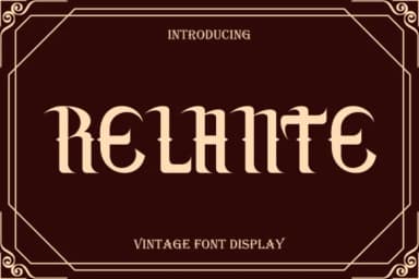 Relante by prayoga_std — Slab Serif Font — thumbnail 1