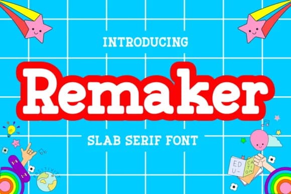Remaker by Rydmaker (7NTypes) — Slab Serif Font