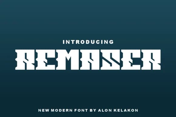 Remaser by alonkelakon — Slab Serif Font