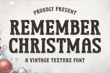 Remember Christmas by Hendrik (7NTypes) — Slab Serif Font — thumbnail 1