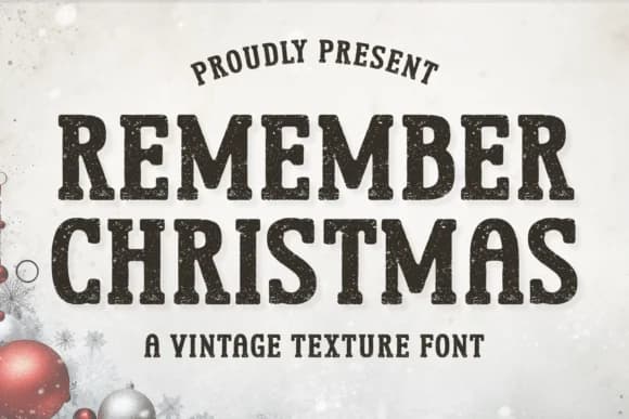 Remember Christmas by Hendrik (7NTypes) — Slab Serif Font