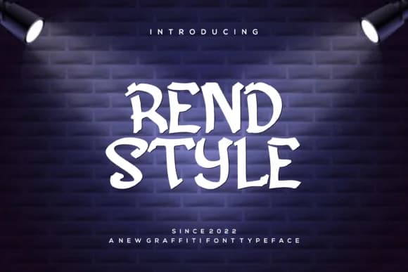 Rendstyle by riotama85 — Slab Serif Font