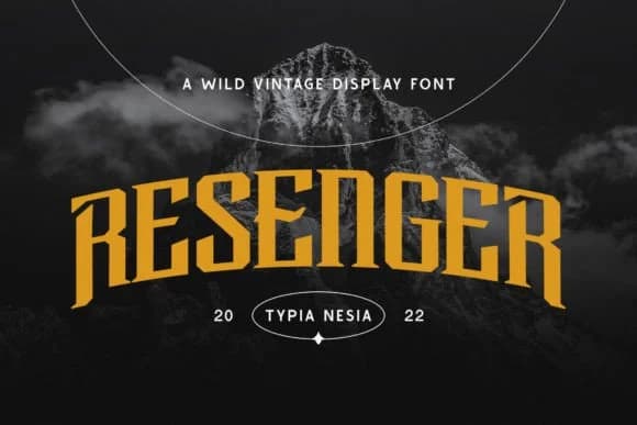 Resenger by Typia Nesia — Slab Serif Font