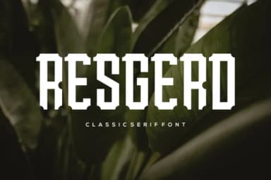 Resgerd by cozzdesign — Slab Serif Font — thumbnail 1