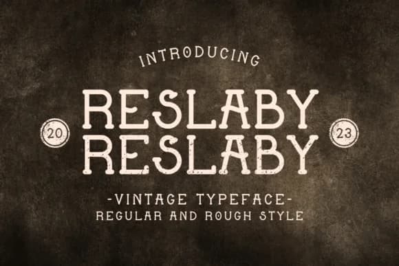 Reslaby by Letterayu — Slab Serif Font