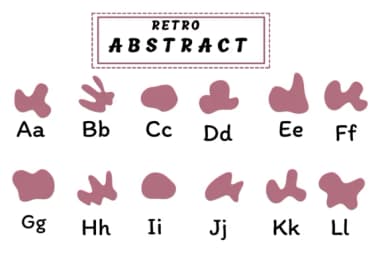 Retro Abstract by PraewDesigns — Dingbats Font — thumbnail 2