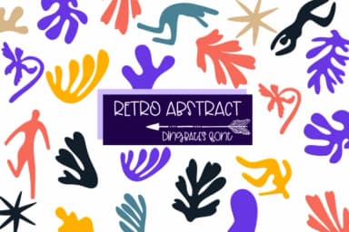 Retro Abstract by Sirinart — Dingbats Font — thumbnail 1