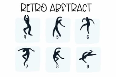 Retro Abstract by Sirinart — Dingbats Font — thumbnail 4