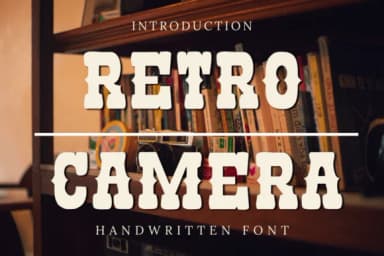 Retro Camera by Nun Sukhwan — Slab Serif Font — thumbnail 1