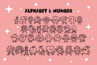 Retro Cartoon by DREAMs Soul G. — Dingbats Font — thumbnail 2