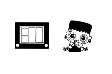 Retro Halloween Dingbats by Illustration Ink — Dingbats Font — thumbnail 5