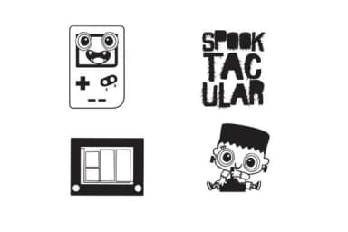 Retro Halloween Dingbats by Illustration Ink — Dingbats Font — thumbnail 6