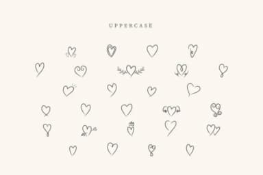 Retro Heart by CraftedType Studio — Dingbats Font — thumbnail 2