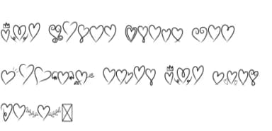 Retro Heart by CraftedType Studio — Dingbats Font — thumbnail 5