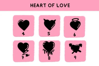 Retro Heart of Love by Bee Piyanuch — Dingbats Font — thumbnail 7