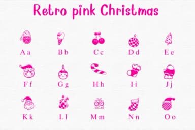 Retro Punk Christmas by Nongyao — Dingbats Font — thumbnail 2