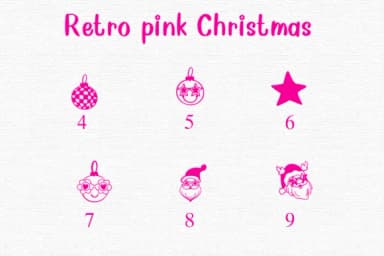 Retro Punk Christmas by Nongyao — Dingbats Font — thumbnail 4