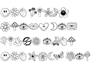 Retro Spring by Sirinart — Dingbats Font — thumbnail 8