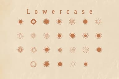 Retro Sun by Sakti Avellin — Dingbats Font — thumbnail 2