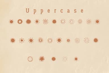 Retro Sun by Sakti Avellin — Dingbats Font — thumbnail 3