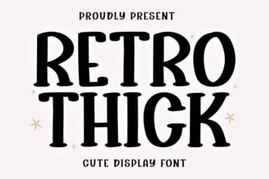 Retro Thick by CraftedType Studio — Slab Serif Font — thumbnail 1
