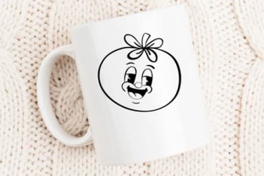 Retro Tomato by Sirinart — Dingbats Font — thumbnail 5