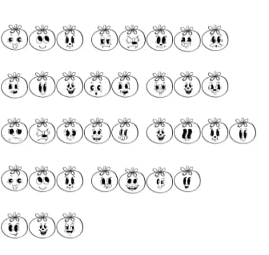 Retro Tomato by Sirinart — Dingbats Font — thumbnail 8