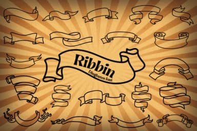 Ribbin by Chonada — Dingbats Font — thumbnail 1