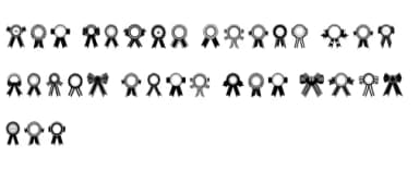 Ribbon Badge by MOMAT THIRTYONE — Dingbats Font — thumbnail 6