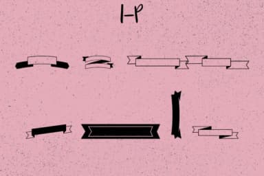 Ribbons by Minimalistartstudio — Dingbats Font — thumbnail 3