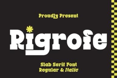 Rigrofe by Rvandtype — Slab Serif Font — thumbnail 1