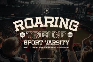 Roaring Tribune by Denustudios — Slab Serif Font — thumbnail 1