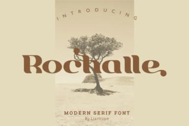 Rochalle by Liarttype — Slab Serif Font — thumbnail 1