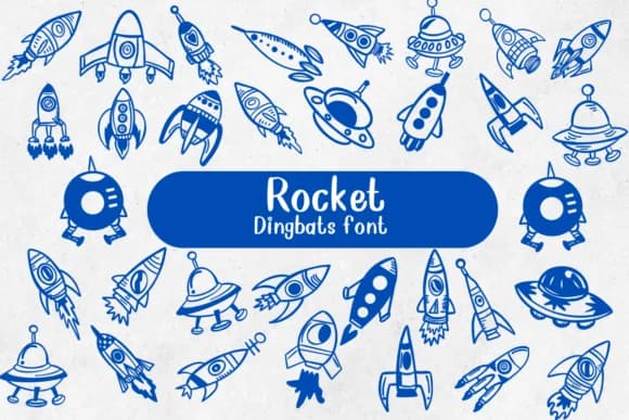 Rocket by Nongyao — Dingbats Font