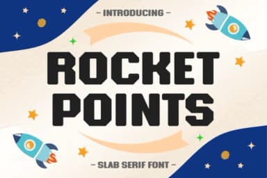 Rocket Points by Andal (7NTypes) — Slab Serif Font — thumbnail 1