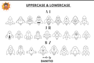 Rockets by danita.kukkai — Dingbats Font — thumbnail 2