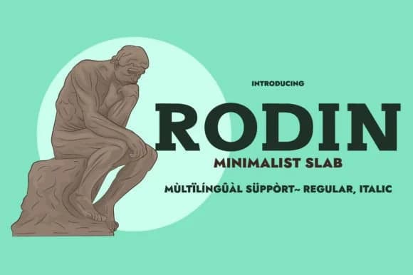 Rodin by Minimalistartstudio — Slab Serif Font