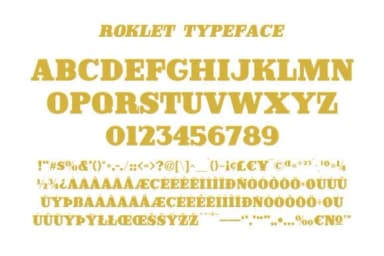 Roklet by Maulana Creative — Slab Serif Font — thumbnail 8