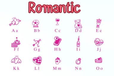 Romantic by Nongyao — Dingbats Font — thumbnail 2